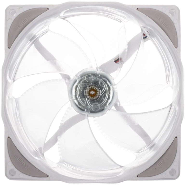 Ventiliatorius Noiseblocker NB-eLoop X B12-PS ARGB, PWM, 3-pack, baltas - 120mm