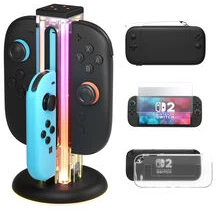 NYXI – „Zeus Nintendo Switch 1“ ir „2“ įkrovimo stotelė – daugiaspalvė