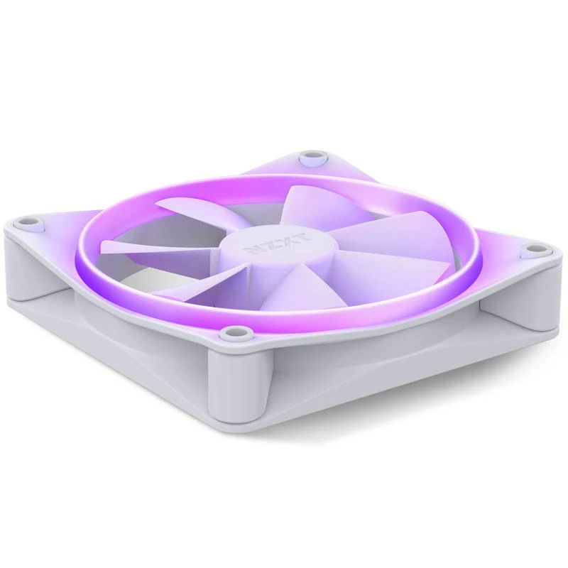 NZXT F120 RGB 120mm balta - 3 ventiliatorių + valdiklio rinkinys
