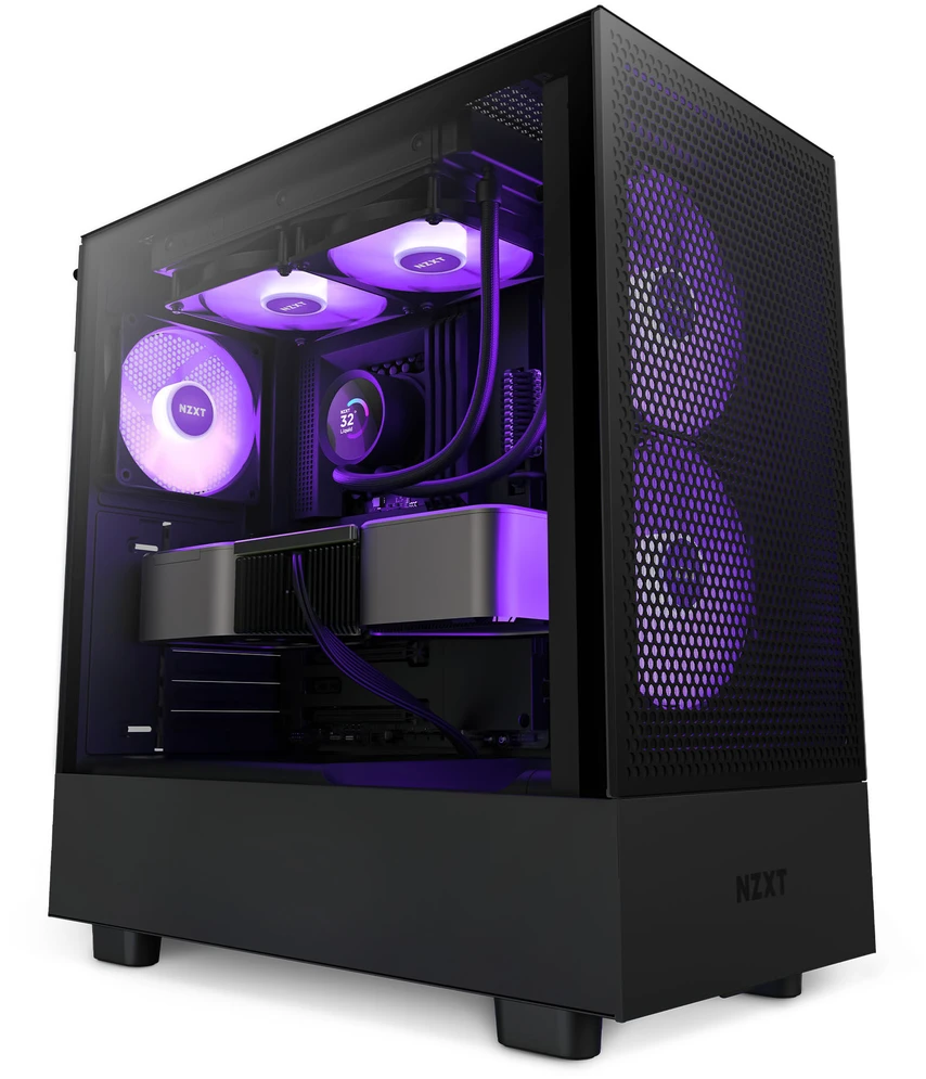 NZXT F120 RGB pagrindinis ventiliatorius, 120 mm, juodas