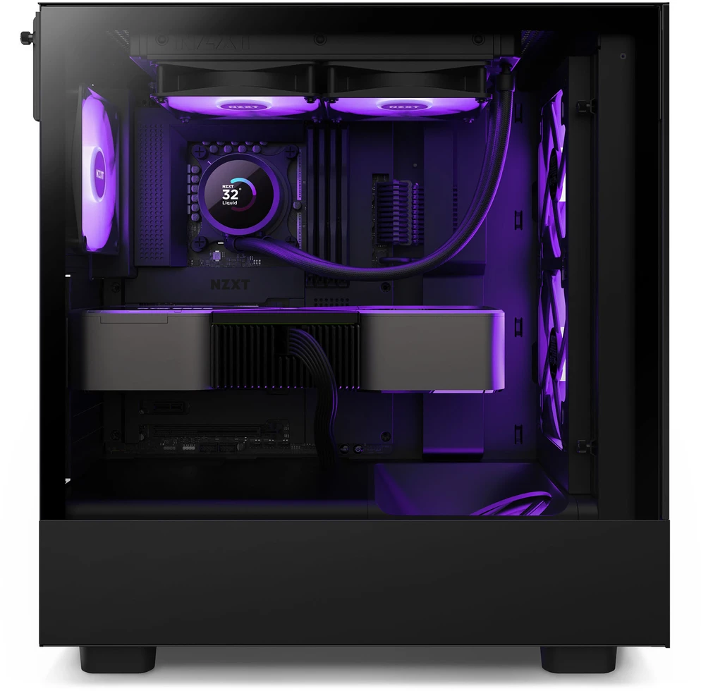 NZXT F120 RGB pagrindinis ventiliatorius, 120 mm, juodas