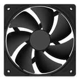 NZXT F140P V2 140mm juoda PWM