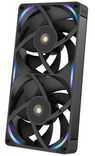 Nzxt F240X dvigubas juodas ventiliatorius su RGB