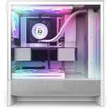 NZXT PC dėklas H5 Flow RGB 2024 midi bokštas baltas
