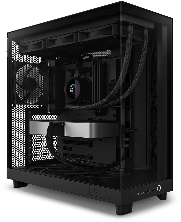 NZXT H6 Flow midi bokšto korpusas, juodas