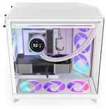 NZXT H9 Flow RGB+ MIDI bokštas Baltos