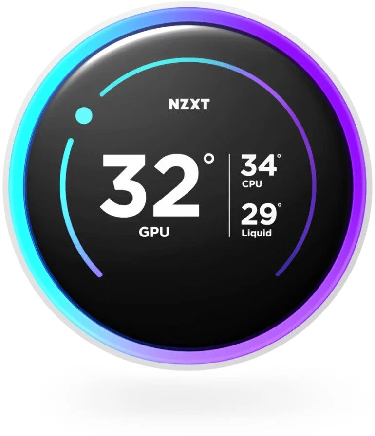 NZXT Kraken Elite 360 RGB V2 LCD balta
