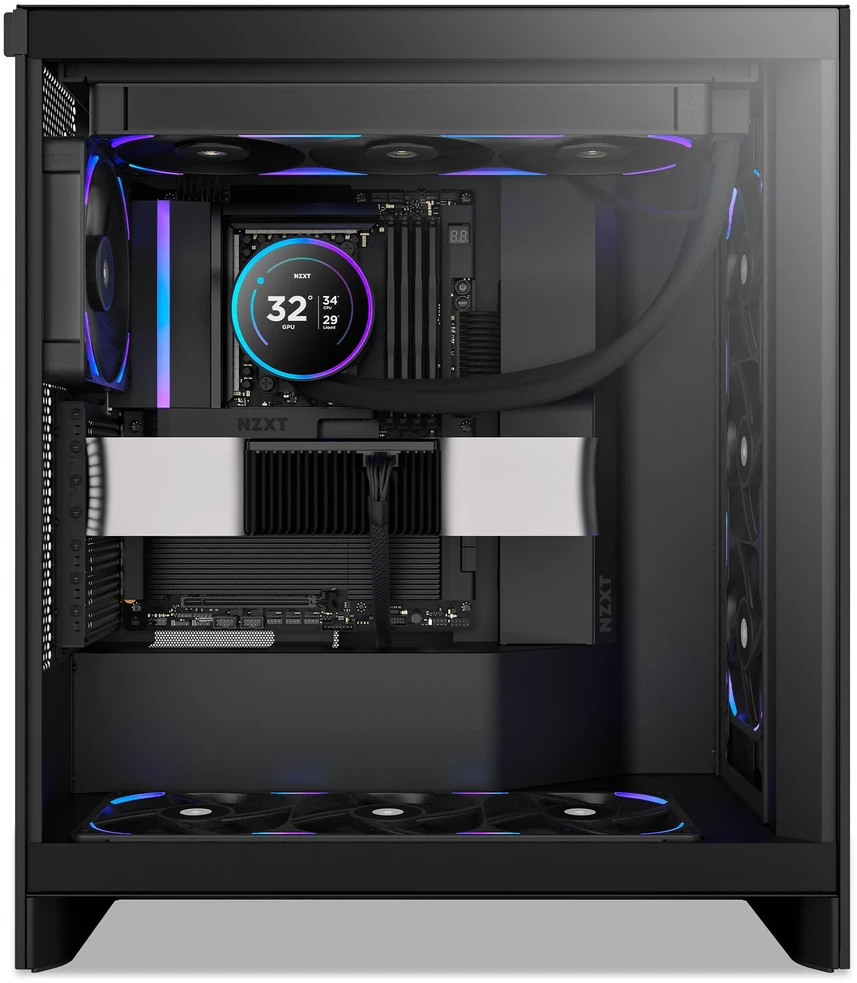 NZXT F360X Performance RGB Gehäuselüfter (Single-Frame) 120mm Juodas