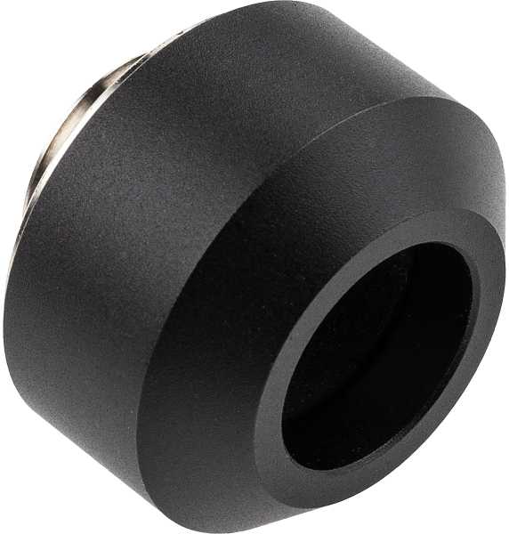 Optimus Hardtube jungiamosios detalės, 12 mm, 6 vnt. pakuotėje su įrankiu – juodos