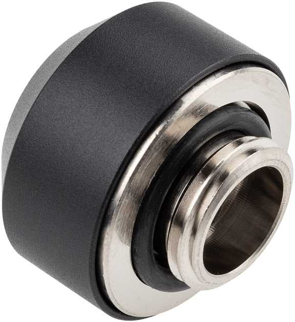Optimus Hardtube jungiamosios detalės, 12 mm, 6 vnt. pakuotėje su įrankiu – juodos