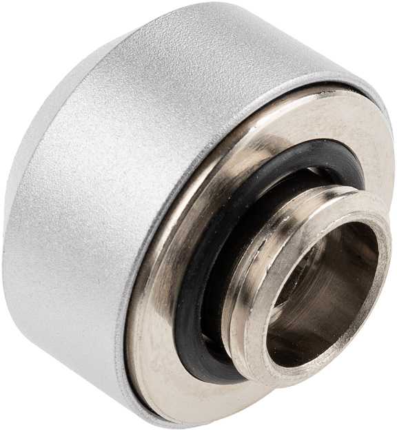 Optimus Hardtube jungtis, 12 mm – sidabrinė