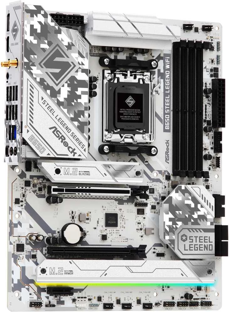Pagrindinė plokštė ASRock B650 Steel Legend WiFi, ATX, AM5