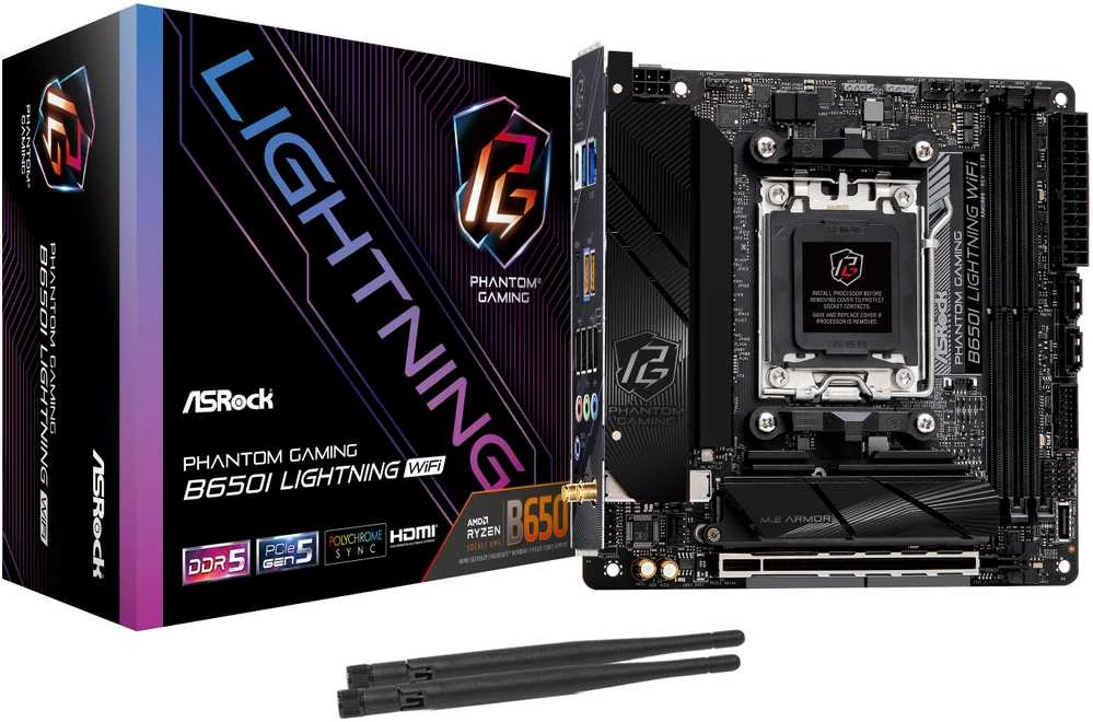 ASROCK B650I Lightning WiFi AM5 ITX