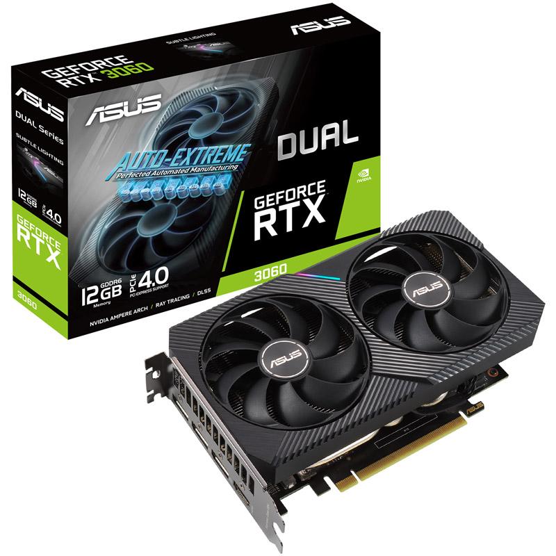 Vaizdo plokštė Asus Dual GeForce RTX 3060 12GB GDDR6 (DUAL-RTX3060-12G-V2)