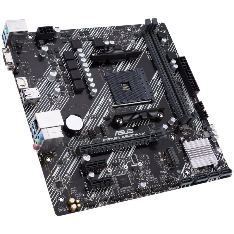 Pagrindinė plokštė ASUS AMD A520 / SAM4 / MicroATX / 2xPCI-Express 3.0 1x / 1xPCI-Express 3.0 16x / 1xM.2 / Memory DDR4 / Atminties lizdai 2 / 1x15pin D-sub / 1xHDMI / 2xUSB 2.0 / 4xUSB 3.2 type B / 1xPS/2 / 3xStereo jack 3.5mm / 1xRJ45