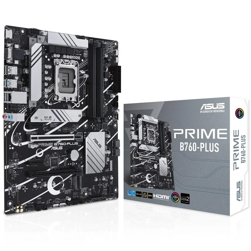 Pagrindinė plokštė ASUS Intel B760 Express/LGA1700/ATX/Memory DDR5/Atminties lizdai 4/2xPCI-Express 3.0 1x/1xPCI-Express 4.0 16x/1xPCI-Express 5.0 16x/3xM.2/1x15pin D-sub/1xHDMI/1xDisplayPort/2xUSB 2.0/3xUSB 3.2/1xUSB-C/1xRJ45/3xAudio port