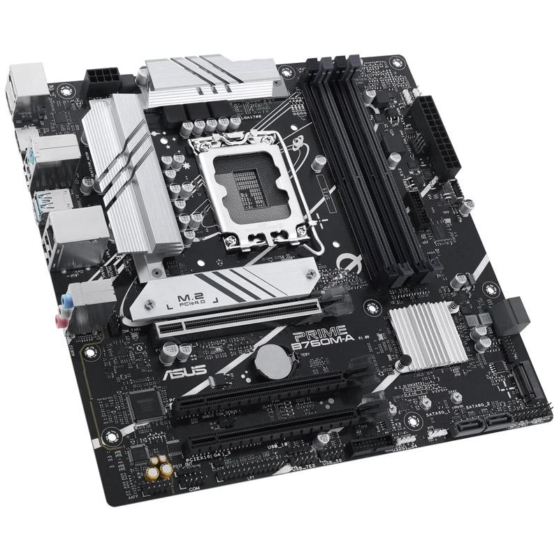 Pagrindinė plokštė Motininė Plokštė - ASUS Prime B760M-A-CSM LGA 1700, Juoda