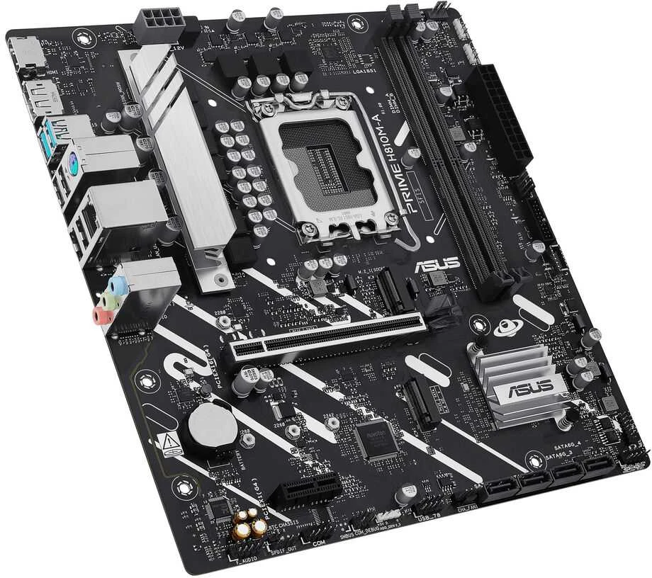 ASUS PRIME H810M-A-CSM Intel H810 LGA 1851 (Socket V1) micro ATX pagrindinė plokštė