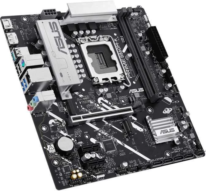 Pagrindinė plokštė ASUS PRIME B860M-K Intel B860 LGA 1851 (V1 lizdas) mikro ATX