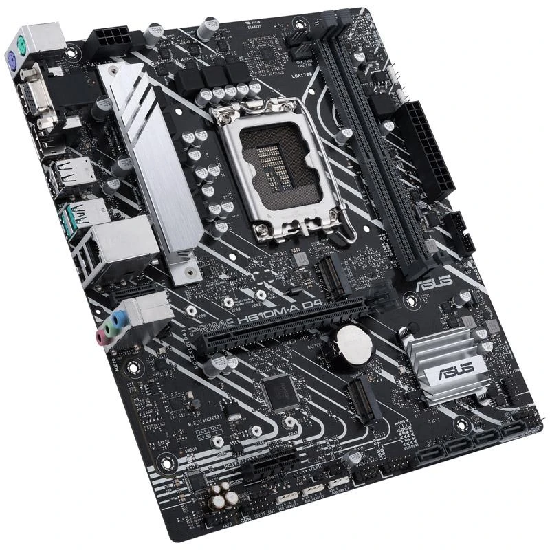 Pagrindinė plokštė ASUS PRIME H610M-A D4-CSM micro ATX LGA 1700