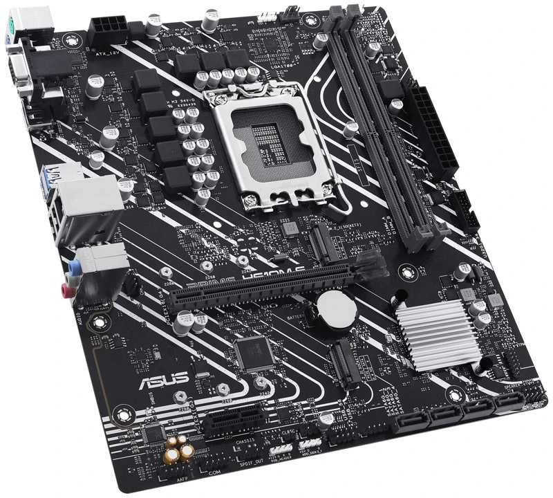 ASUS Prime H610M-E-CSM, Intel H610 pagrindinė plokštė - LGA1700 lizdas, DDR5