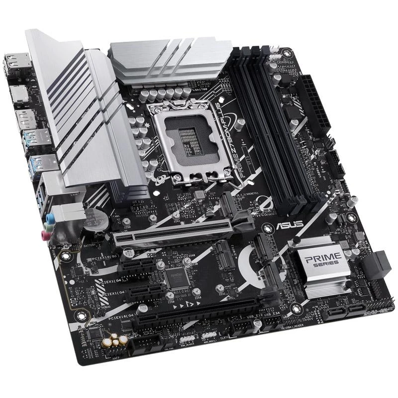 Pagrindinė plokštė ASUS Intel Z790/LGA1700/Micro-ATX/Memory DDR5/Atminties lizdai 4/2xPCI-Express 4.0 1x/1xPCI-Express 4.0 16x/1xPCI-Express 5.0 16x/3xM.2/1xHDMI/1xDisplayPort/2xUSB 2.0/5xUSB 3.2/1xUSB-C/1xRJ45/3xAudio port