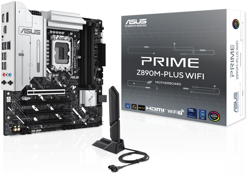Pagrindinė plokštė Motininė Plokštė - ASUS PRIME Z890M-PLUS WIFI Intel Z890 LGA 1851 micro ATX