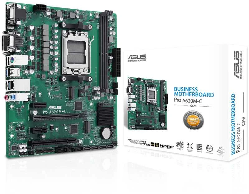 Pagrindinė plokštė ASUS PRO A620M-C-CSM mATX