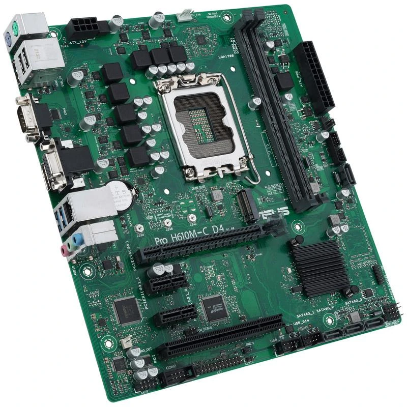 Motininė Plokštė - ASUS PRO H610M-C D4-CSM Intel H610 LGA 1700 micro ATX