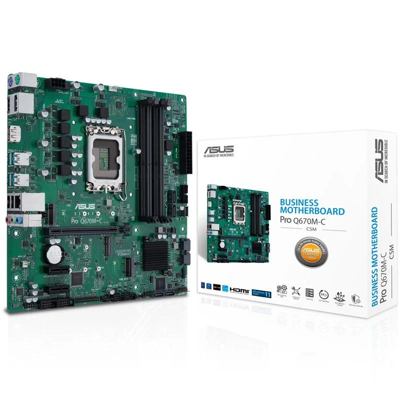 Pagrindinė plokštė Asus Pro Q670M-C-CSM