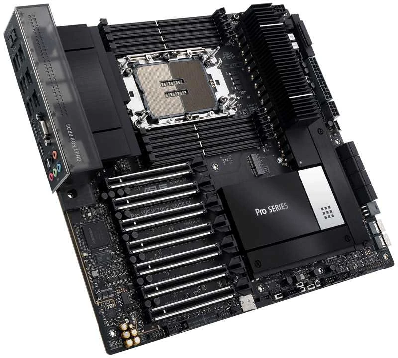 Pagrindinė plokštė Asus PRO WS W790E-SAGE SE/Intel W790/LGA4677/EEB