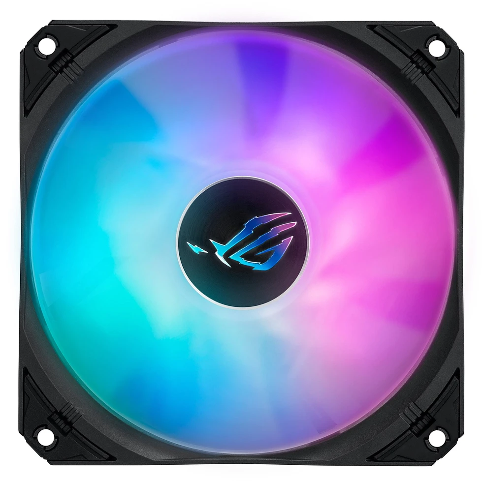 Procesoriaus aušinimo vandeniu sistema ASUS ROG STRIX LC III 360 ARGB LCD, Juodos spalvos