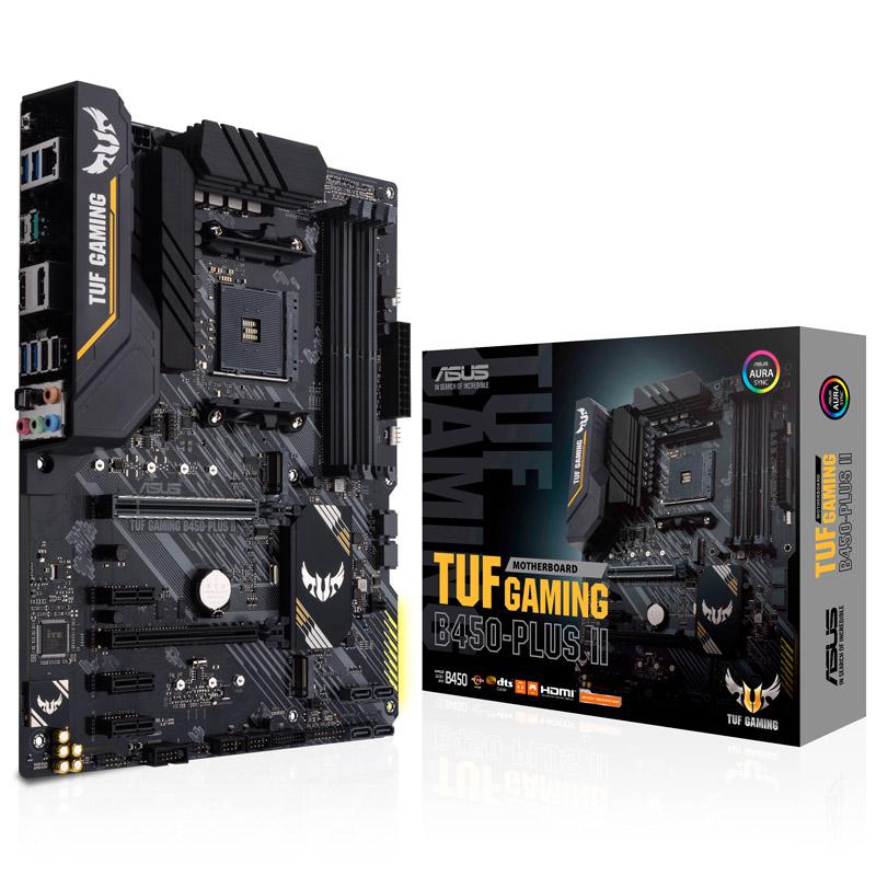 Pagrindinė plokštė ASUS TUF GAMING B450 PLUS II, AM4, ATX, DDR4