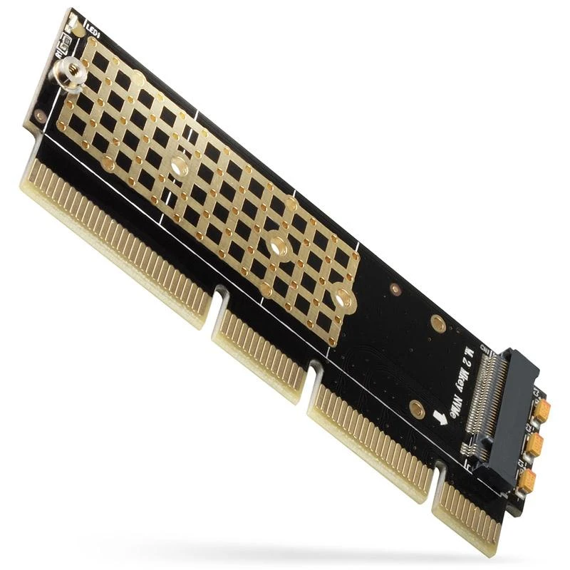 AXAGON adapteris su M.2 NVMe jungtimi ir auksine aušinimo plokštele