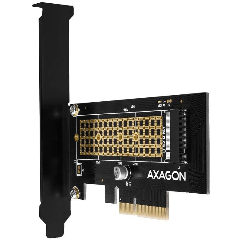 AXAGON PCEM2-N PCI-E 3.0 4x - M.2 SSD NVMe, iki 80 mm SSD