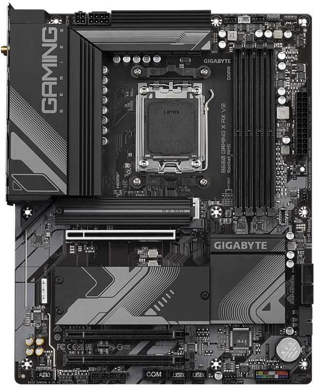 Pagrindinė plokštė GIGABYTE B650 GAMING X AX V2 AM5 4xDDR5 4xSATA 3xM.2
