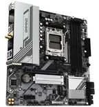 Pagrindinė plokštė Gigabyte B650M GAMING PLUS WF | Procesorių šeima AMD | Procesoriaus lizdas AM5 | DDR5 | Palaikomos standžiojo disko sąsajos M.2, SATA | SATA jungčių skaičius 4