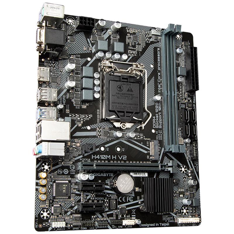 Pagrindinė plokštė GIGABYTE Intel H470 Express / LGA1200 / MicroATX / Memory DDR4 / Atminties lizdai 2|2xPCI-Express 3.0 1x / 1xPCI-Express 3.0 16x / 1xM.2 / 1x15pin D-sub / 1xHDMI / 2xAudio-In / 1xAudio-Out / 4xUSB 2.0 / 2xUSB 3.2 / 1xPS/2 / 1xRJ45