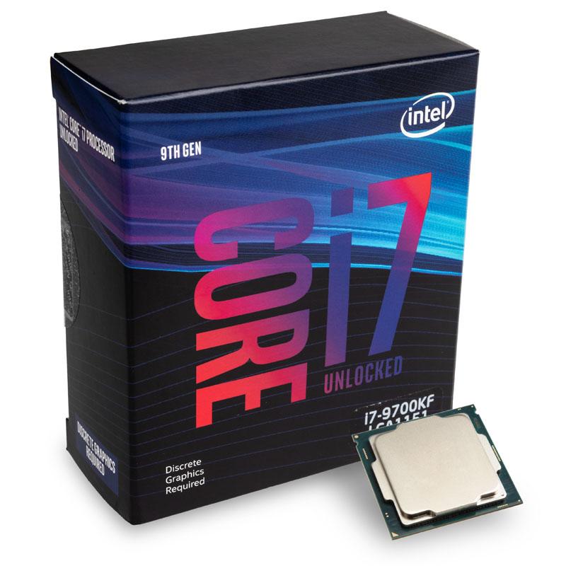 Procesorius Intel i7-9700KF, 3.6 GHz, LGA1151, Processor threads 8 ...