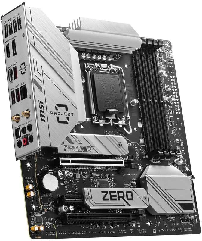 Pagrindinė plokštė MSI B760M PROJEKTAS NULIS | Procesorių šeima Intel | Procesoriaus lizdas LGA1700 | DDR5 | Palaikomos standžiojo disko sąsajos SATA, M.2 | SATA jungčių skaičius 4