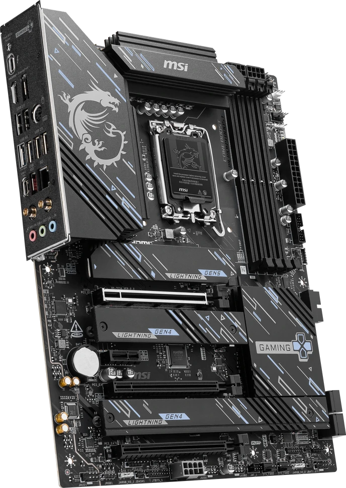Pagrindinė plokštė MSI Z890 GAMING PLUS WIFI | Procesorių šeima Intel | Procesoriaus lizdas LGA1851 | DDR5 UDIMM | Palaikomos standžiojo disko sąsajos SATA, M.2 | SATA jungčių skaičius 4
