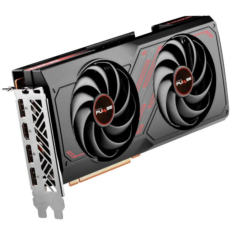 Vaizdo plokštė SAPPHIRE AMD Radeon RX 7600, 8 GB, GDDR6, 128 bitų, PCIE 4.0 8x, Dual Slot Fansink, 1xHDMI, 3xDisplayPort, 11324-01-20G