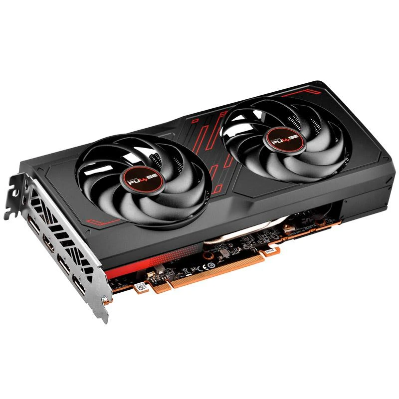 Vaizdo plokštė SAPPHIRE AMD Radeon RX 7600, 8 GB, GDDR6, 128 bitų, PCIE 4.0 8x, Dual Slot Fansink, 1xHDMI, 3xDisplayPort, 11324-01-20G
