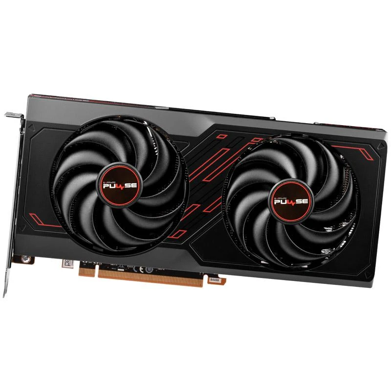 Vaizdo plokštė SAPPHIRE AMD Radeon RX 7600, 8 GB, GDDR6, 128 bitų, PCIE 4.0 8x, Dual Slot Fansink, 1xHDMI, 3xDisplayPort, 11324-01-20G