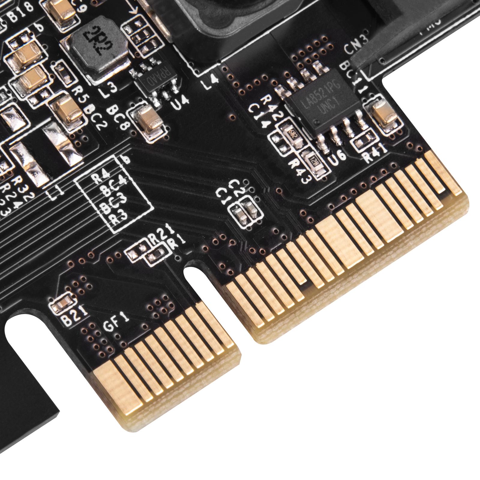 „Silverstone SST-ECU02-E“ USB adapterio plokštė, PCIe 3.0, 1x USB-C 3.1 vidinis - žemo profilio
