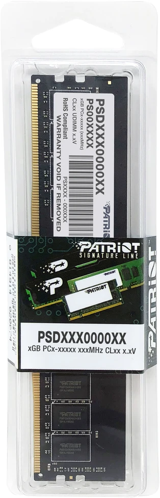 RAM moduliai - „Patriot Signature“ 16 GB DDR4 3200 MHz
