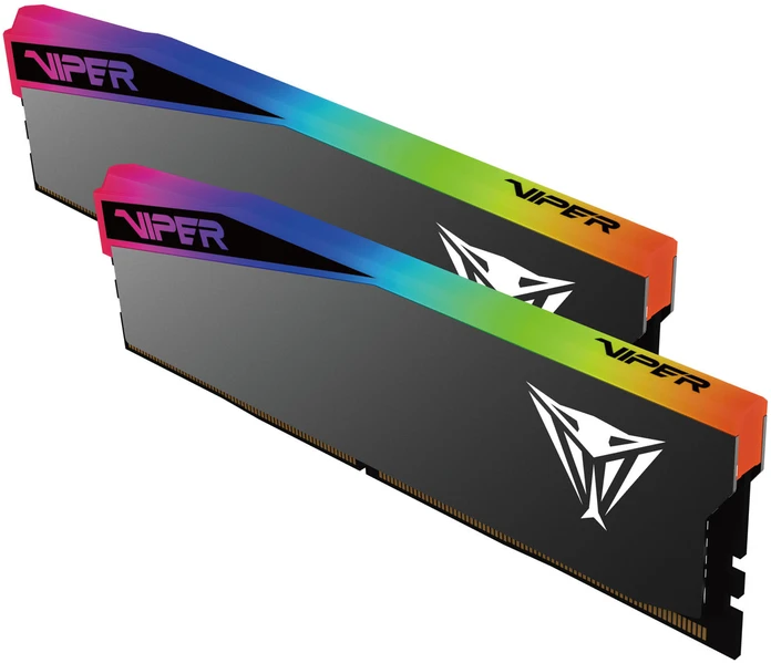 Patriot Viper Gaming RGB Elite 5 Ultra DDR5-6400 RAM, CL 32, AMD EXPO, Intel XMP 3.0 - 2x 48GB, juodas