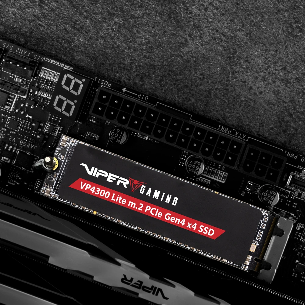 M.2 SSD - Patriot Memory VP4300 Lite 4TB PCIe 4.0 7400MB/s Skaitymas 6000MB/s Rašymas