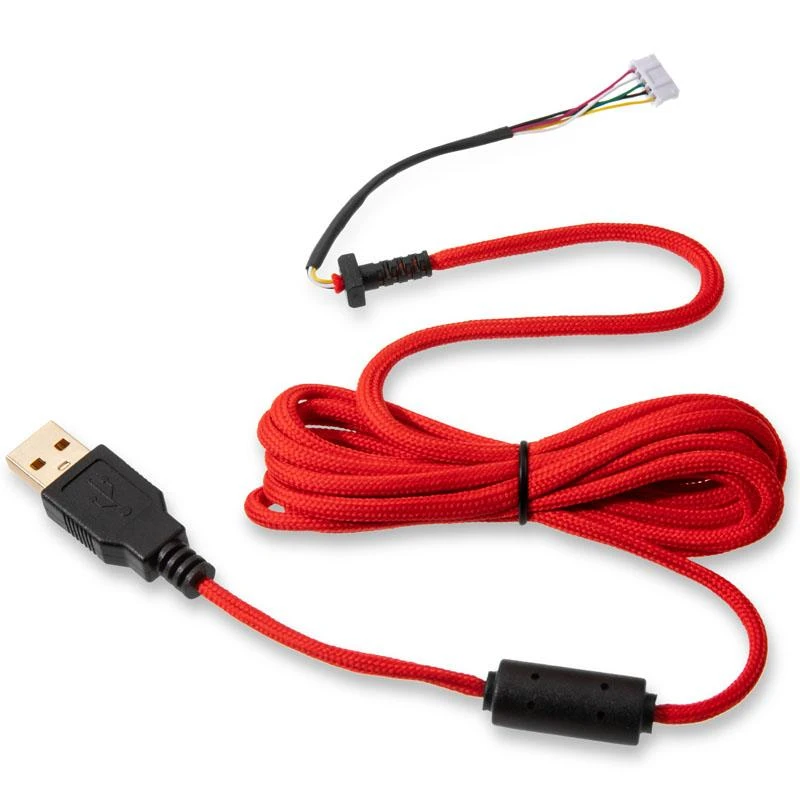 Glorious Pelės kabelis Ascended Cable V2 - Crimson Red aprašymas - Prekės nuotrauka