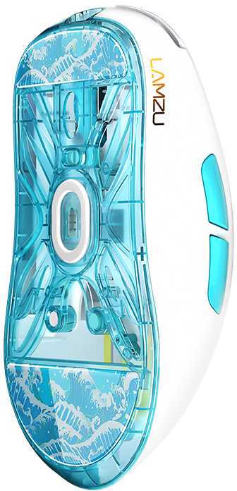 Pelė Ślizgacze Lamzu Ślizgacze Lamzu Glass Skatez do Atlantis OG V2 - szklane